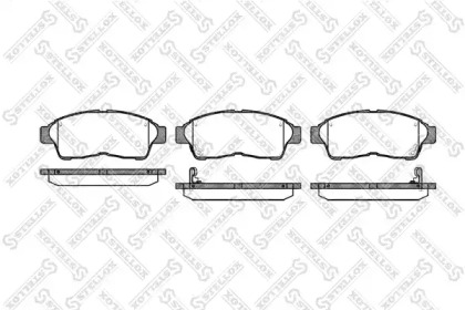 Комплект тормозных колодок STELLOX 413 002B-SX